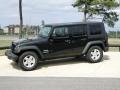 2010 Black Jeep Wrangler Unlimited Sport  photo #9