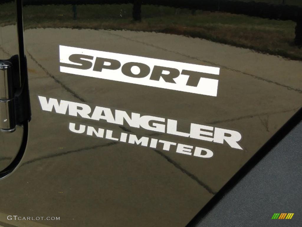 2010 Jeep Wrangler Unlimited Sport Marks and Logos Photo #46209710