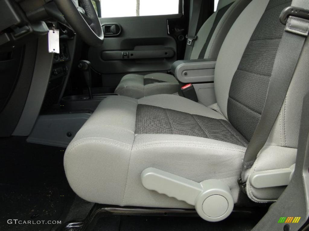 Dark Slate Gray/Medium Slate Gray Interior 2010 Jeep Wrangler Unlimited Sport Photo #46209740