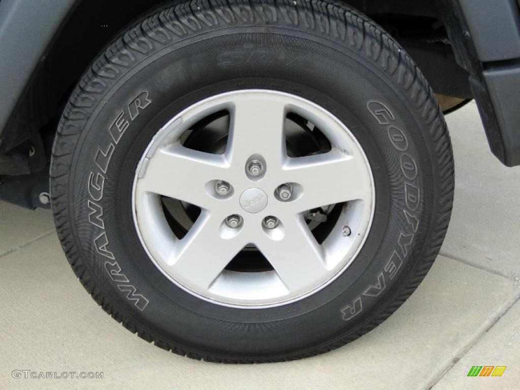 2010 Jeep Wrangler Unlimited Sport Wheel Photo #46209953