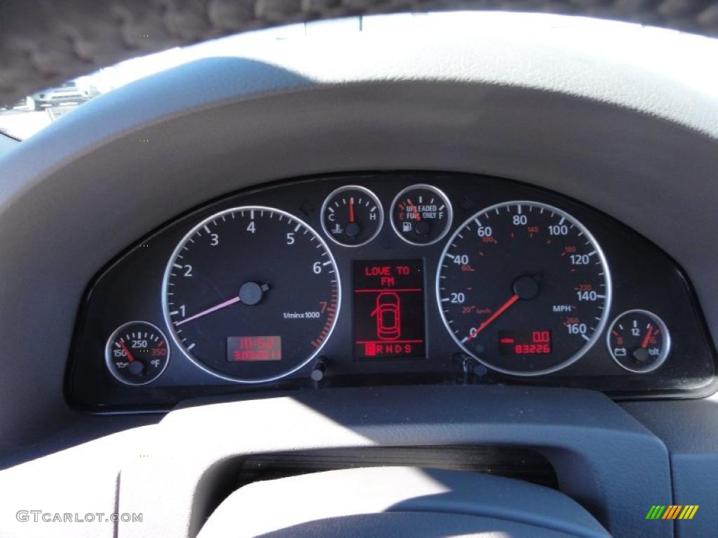 2004 Audi A6 3.0 quattro Avant Gauges Photo #46210416