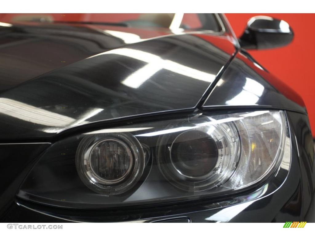 2008 3 Series 328i Convertible - Jet Black / Saddle Brown/Black photo #26