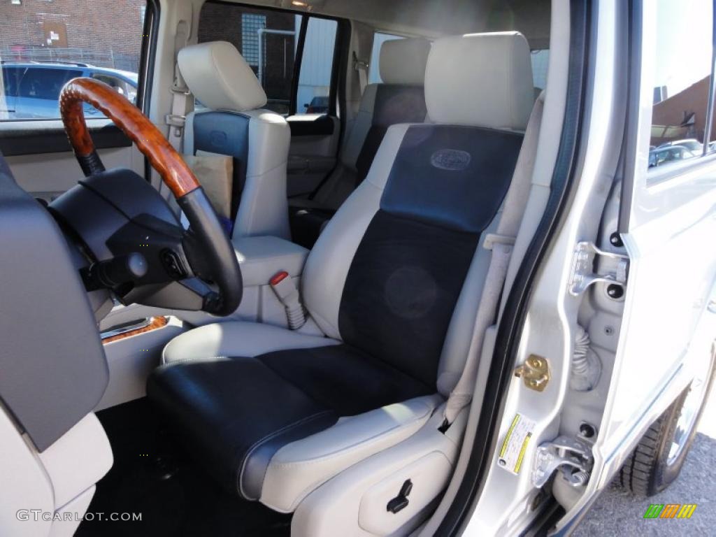 Dark Slate Gray/Light Graystone Interior 2007 Jeep Commander Overland 4x4 Photo #46211249