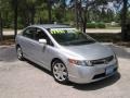 2007 Alabaster Silver Metallic Honda Civic LX Sedan  photo #14