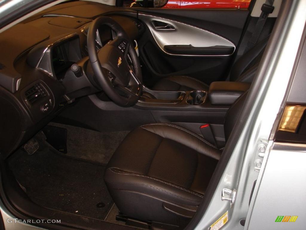 Jet Black/Dark Accents Interior 2011 Chevrolet Volt Hatchback Photo #46214315