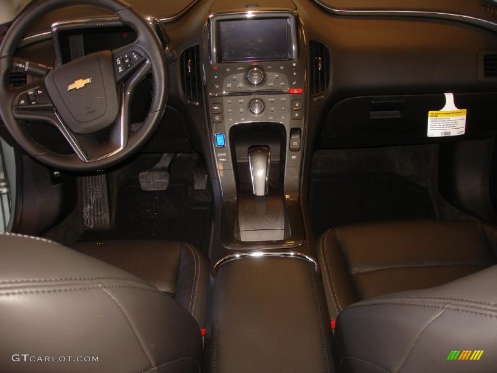 2011 Chevrolet Volt Hatchback Jet Black/Dark Accents Dashboard Photo #46214324