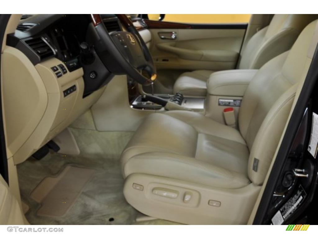 2008 LX 570 - Onyx Black / Cashmere photo #17