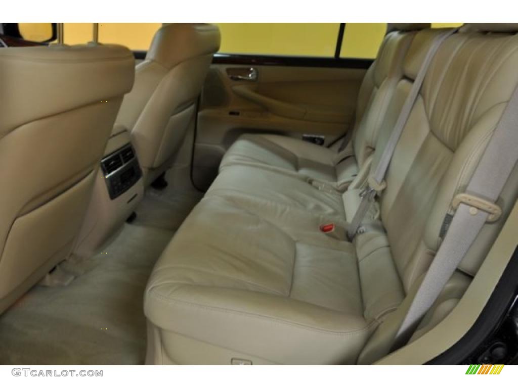 2008 LX 570 - Onyx Black / Cashmere photo #18