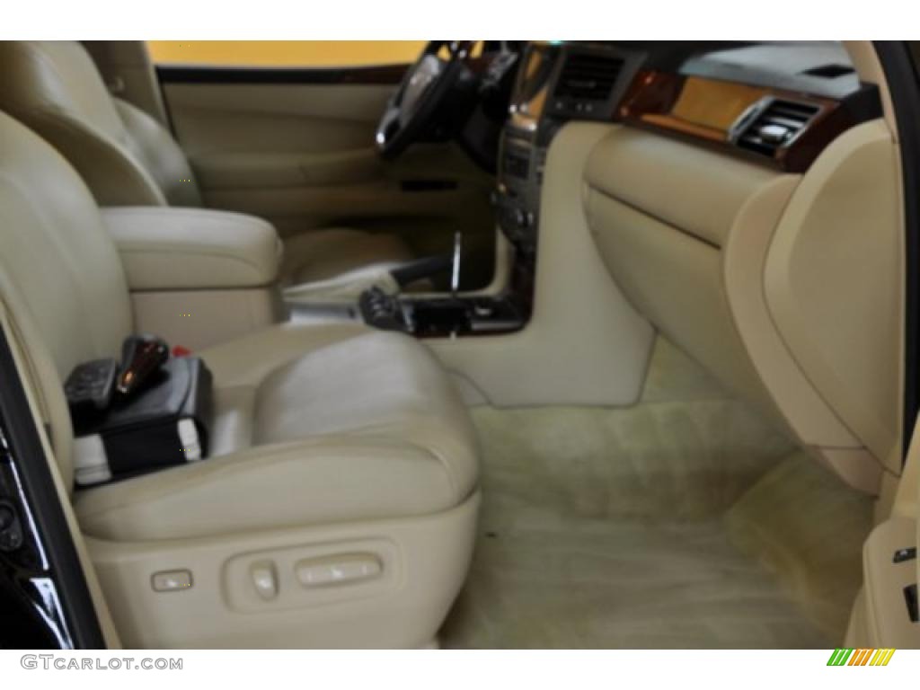 2008 LX 570 - Onyx Black / Cashmere photo #22