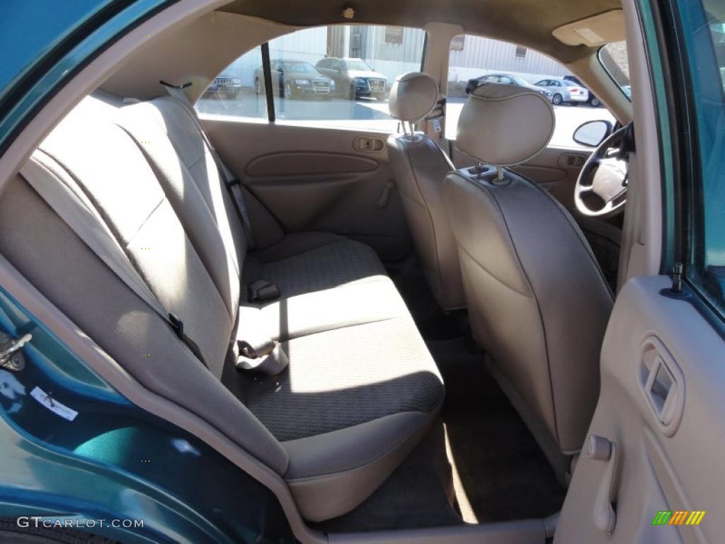 1998 Escort SE Sedan - Pacific Green Metallic / Beige photo #21