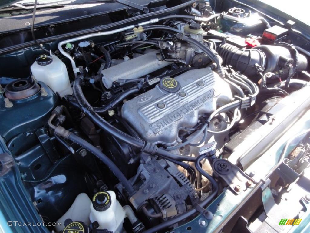 1998 Escort SE Sedan - Pacific Green Metallic / Beige photo #32