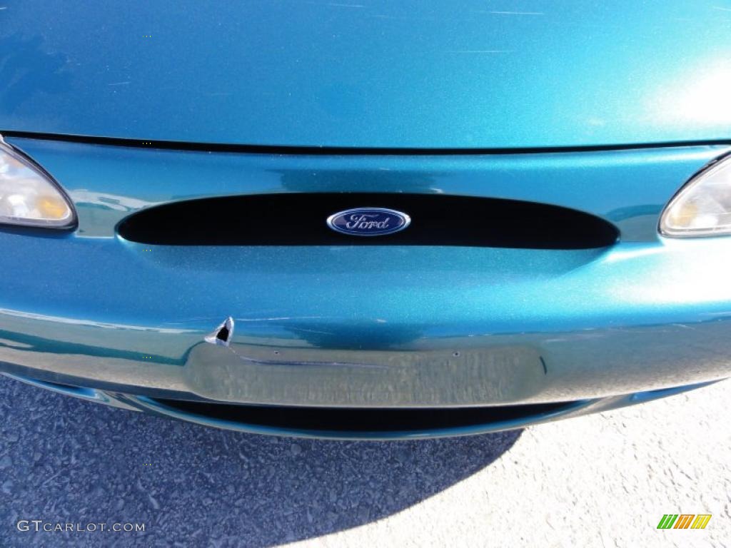 1998 Escort SE Sedan - Pacific Green Metallic / Beige photo #33