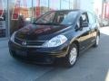 2010 Espresso Black Nissan Versa 1.8 S Hatchback  photo #4