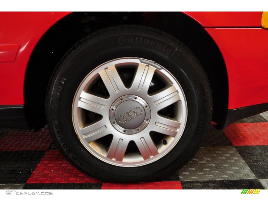 1999 A4 1.8T quattro Sedan - Laser Red / Onyx photo #15