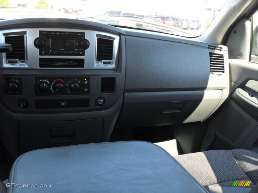 2008 Ram 1500 Big Horn Edition Quad Cab 4x4 - Patriot Blue Pearl / Medium Slate Gray photo #16