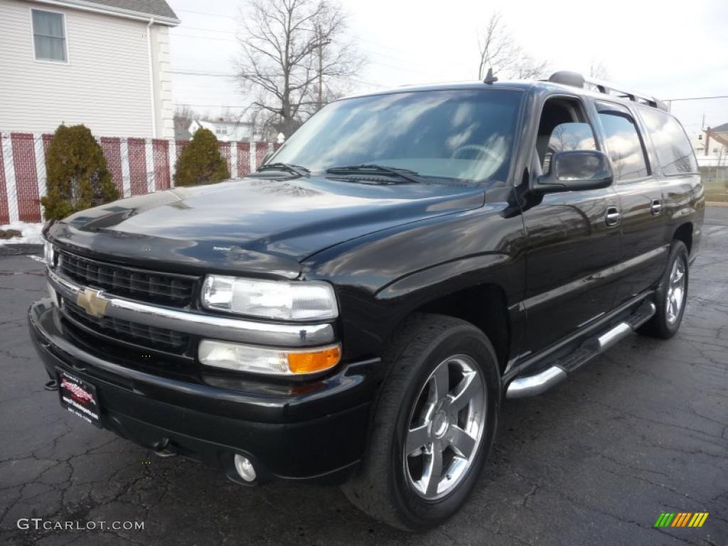 2006 Suburban LTZ 1500 4x4 - Black / Gray/Dark Charcoal photo #1