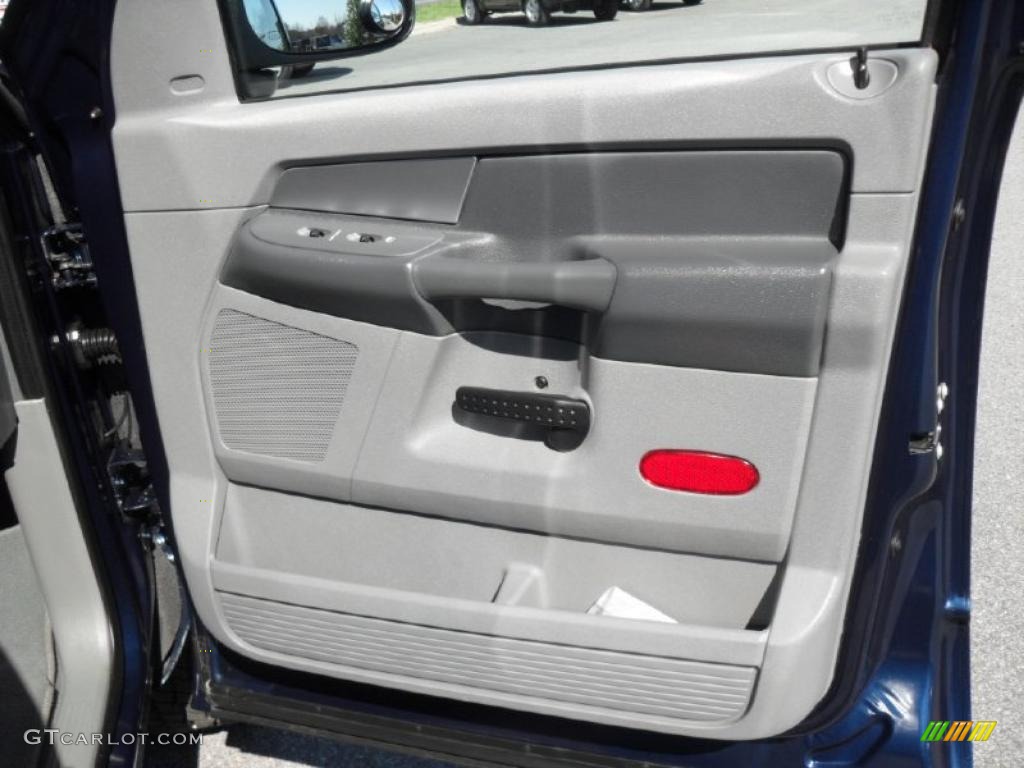 2008 Ram 1500 Big Horn Edition Quad Cab 4x4 - Patriot Blue Pearl / Medium Slate Gray photo #21