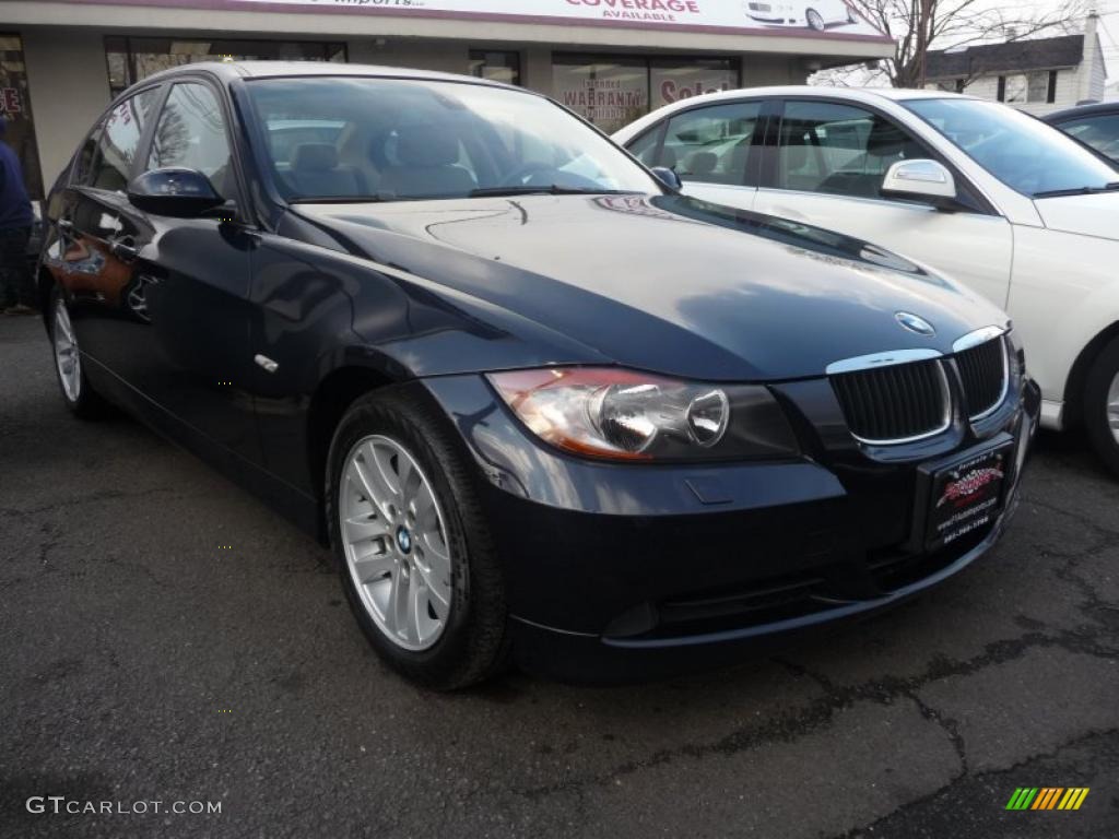 2006 3 Series 325xi Sedan - Monaco Blue Metallic / Beige photo #1