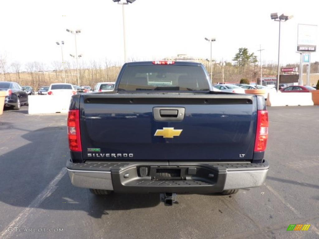 2011 Silverado 1500 LT Extended Cab 4x4 - Imperial Blue Metallic / Ebony photo #6