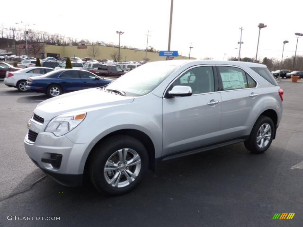 Silver Ice Metallic 2011 Chevrolet Equinox LS AWD Exterior Photo #46221914