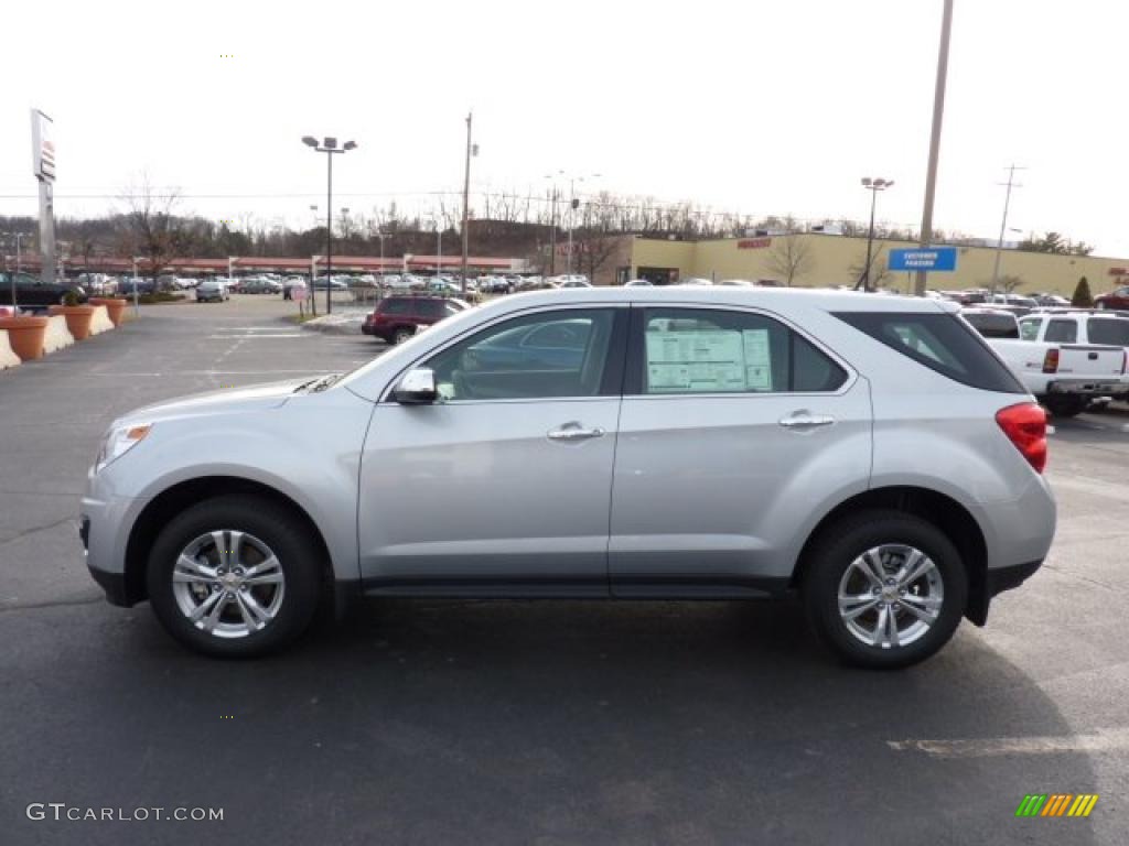 Silver Ice Metallic 2011 Chevrolet Equinox LS AWD Exterior Photo #46221929
