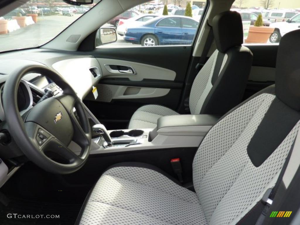 Light Titanium/Jet Black Interior 2011 Chevrolet Equinox LS AWD Photo #46221980