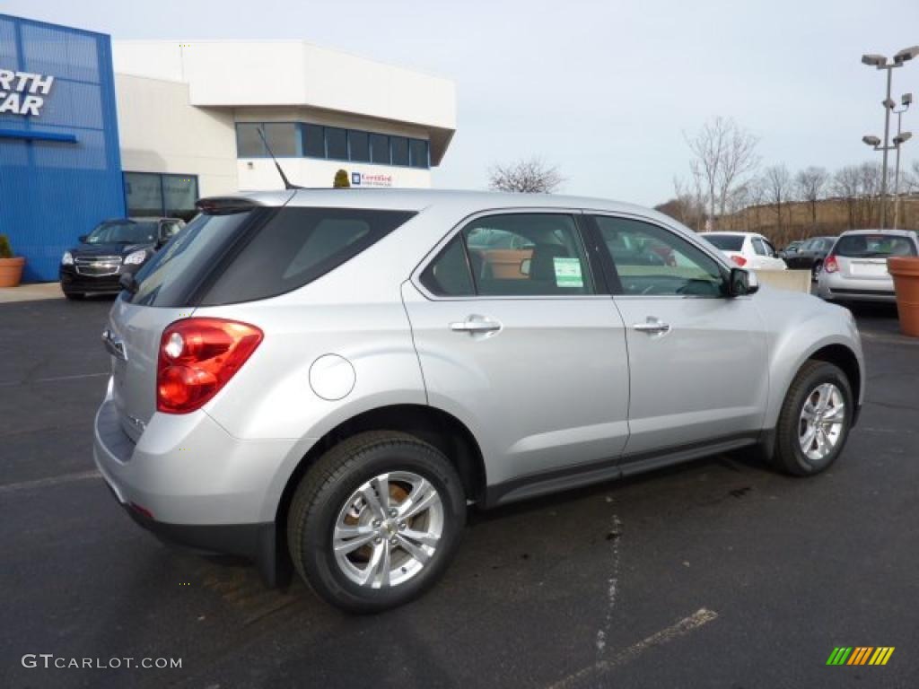 Silver Ice Metallic 2011 Chevrolet Equinox LS AWD Exterior Photo #46222022