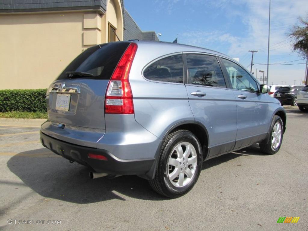 2007 CR-V EX-L - Glacier Blue Metallic / Gray photo #6