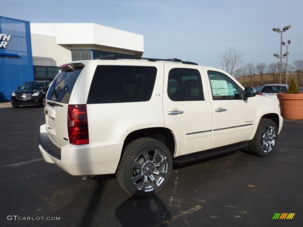 White Diamond Tricoat 2011 Chevrolet Tahoe LTZ 4x4 Exterior Photo #46224275