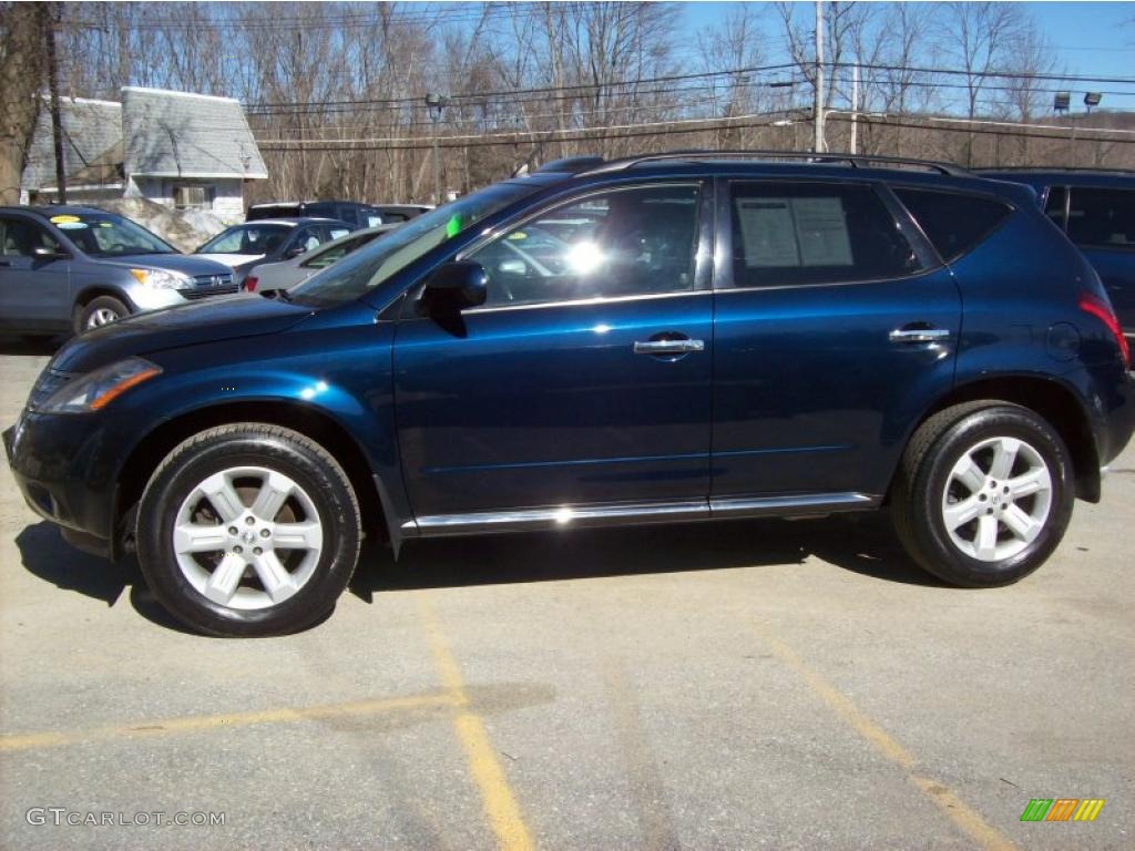 2006 Murano SL AWD - Midnight Blue Pearl / Charcoal photo #28