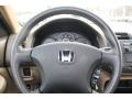 Ivory 2005 Honda Civic LX Sedan Steering Wheel