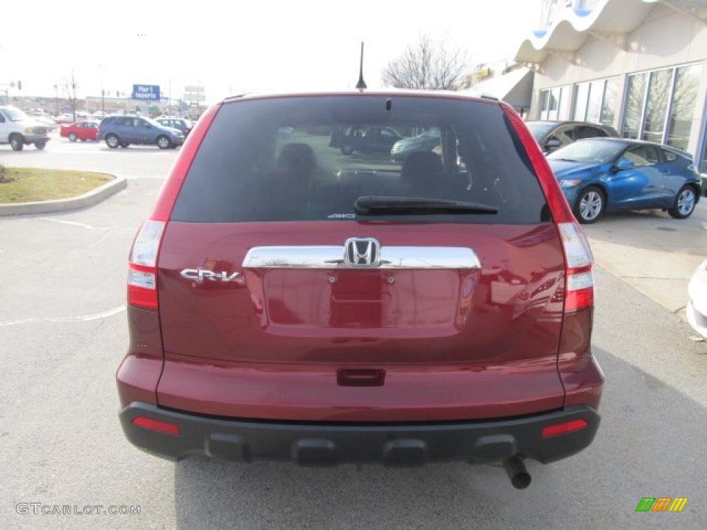 2008 CR-V EX 4WD - Tango Red Pearl / Gray photo #6