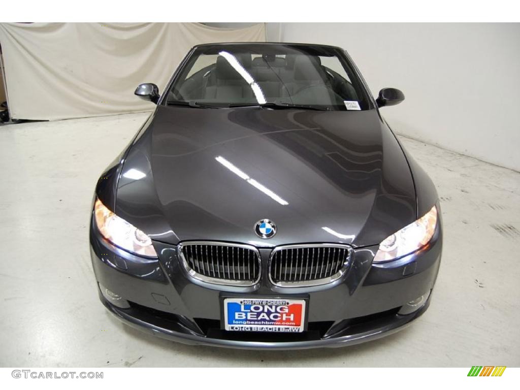 2008 3 Series 328i Convertible - Sparkling Graphite Metallic / Black photo #5