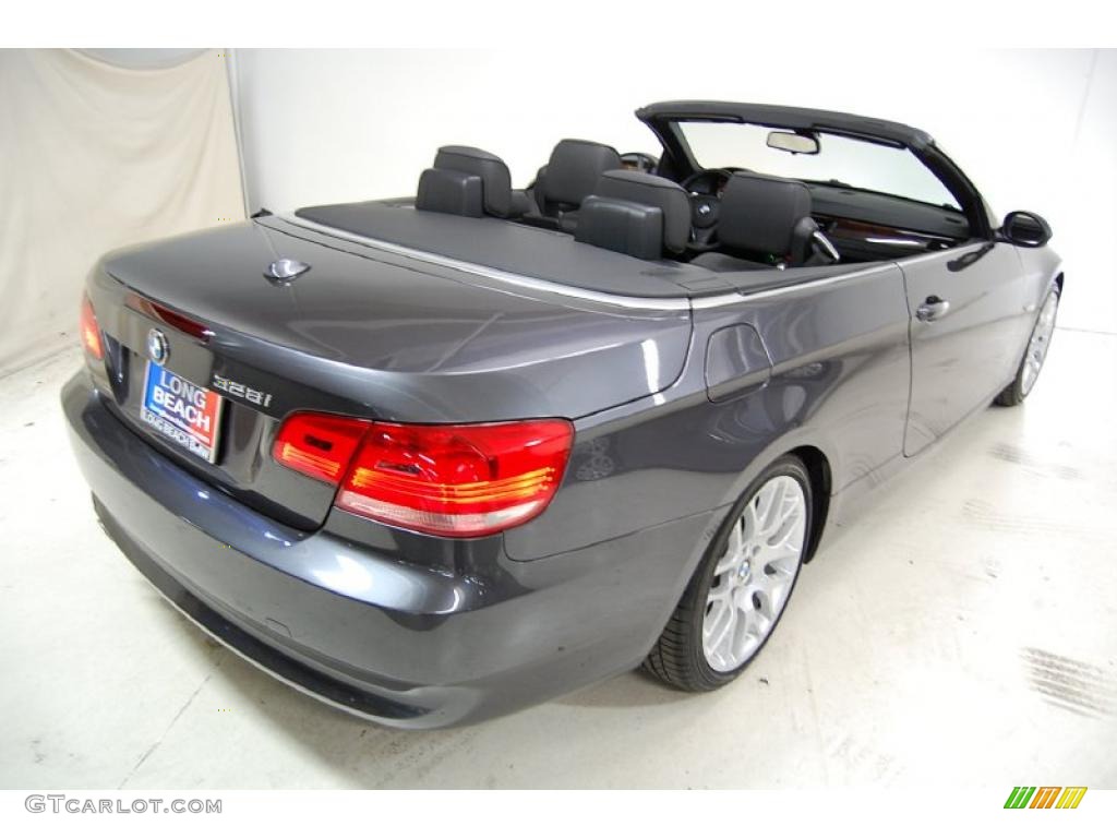 2008 3 Series 328i Convertible - Sparkling Graphite Metallic / Black photo #6