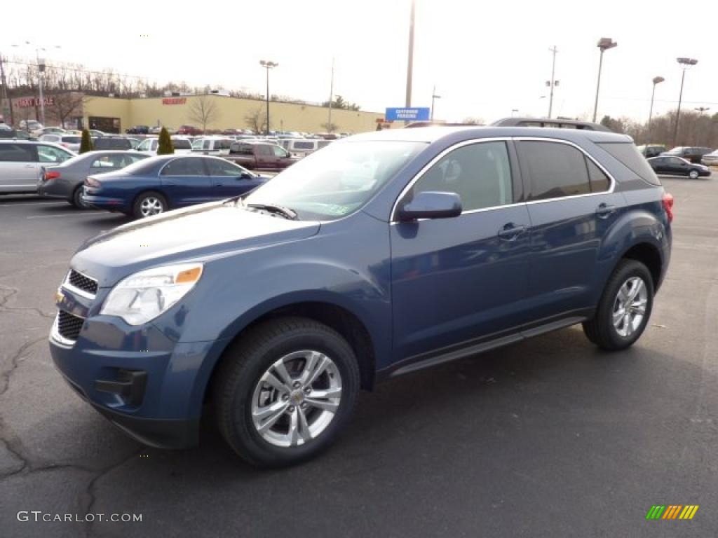 Twilight Blue Metallic 2011 Chevrolet Equinox LT AWD Exterior Photo #46226201