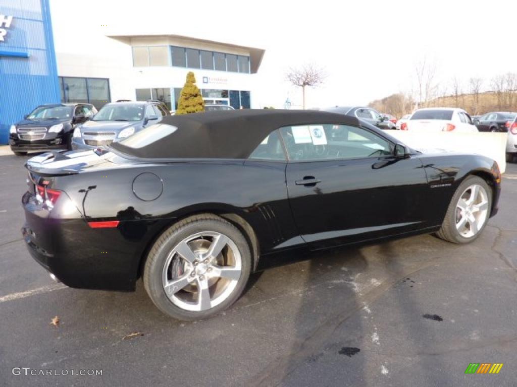 Black 2011 Chevrolet Camaro SS/RS Convertible Exterior Photo #46226573