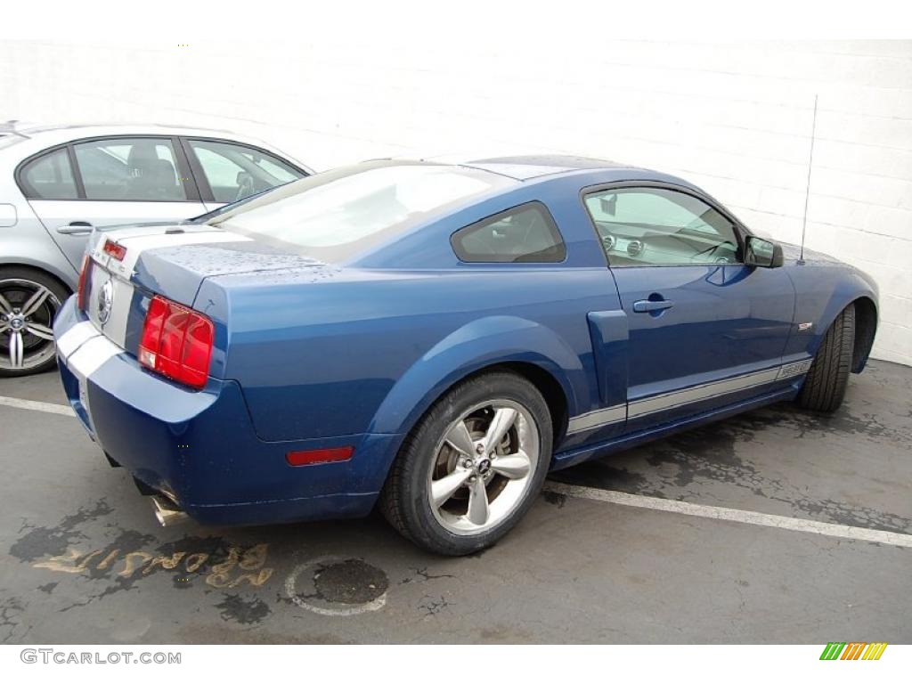 Vista Blue Metallic 2008 Ford Mustang Shelby GT Coupe Exterior Photo #46226696
