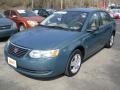 2007 Cypress Green Saturn ION 2 Sedan  photo #1