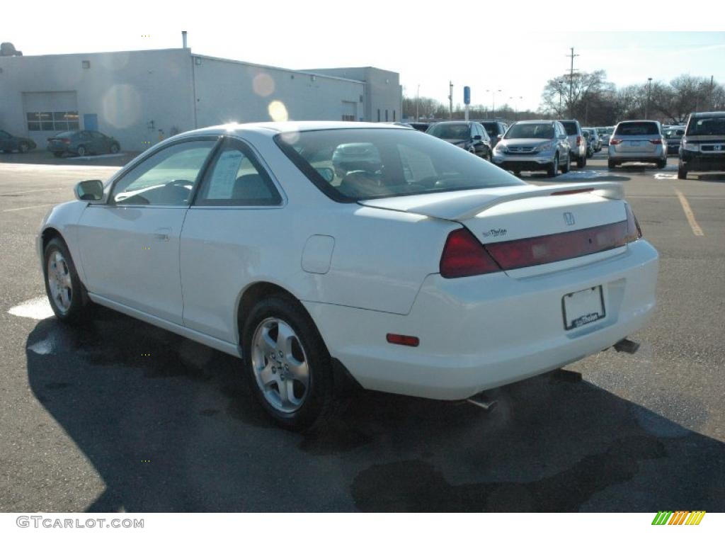 1999 Accord EX V6 Coupe - Taffeta White / Ivory photo #4