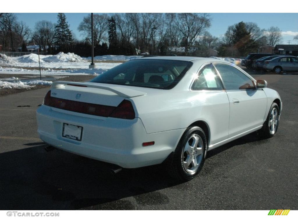 1999 Accord EX V6 Coupe - Taffeta White / Ivory photo #6