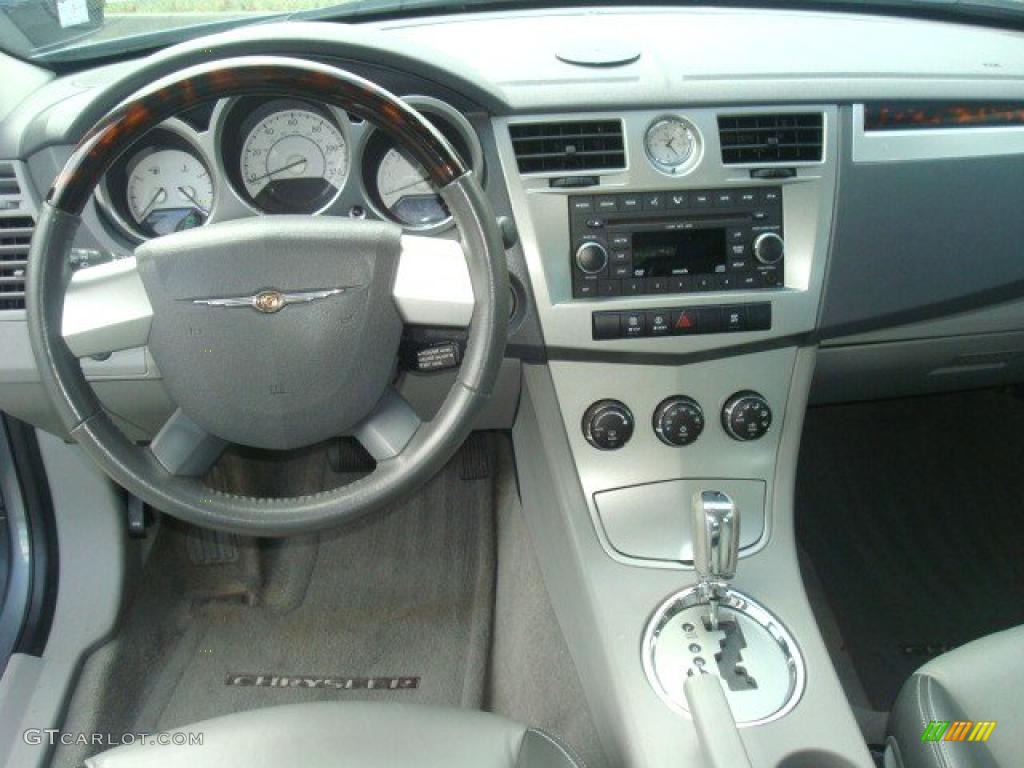 2007 Chrysler Sebring Limited Sedan Dark Slate Gray/Light Slate Gray Dashboard Photo #46227260