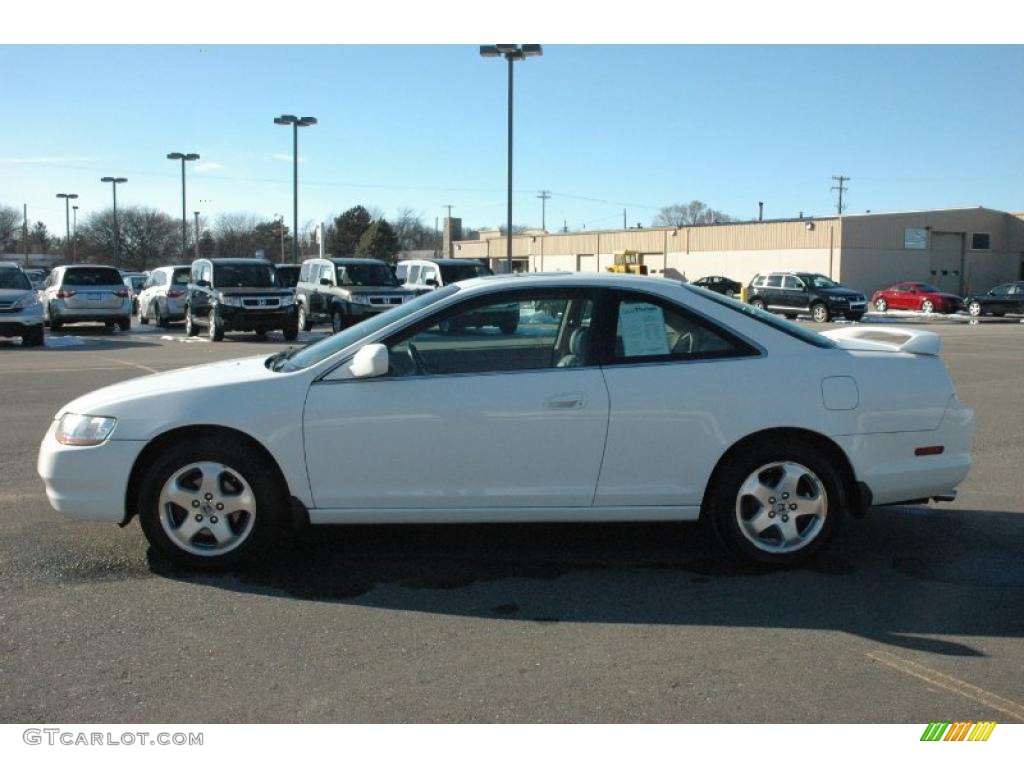 1999 Accord EX V6 Coupe - Taffeta White / Ivory photo #15