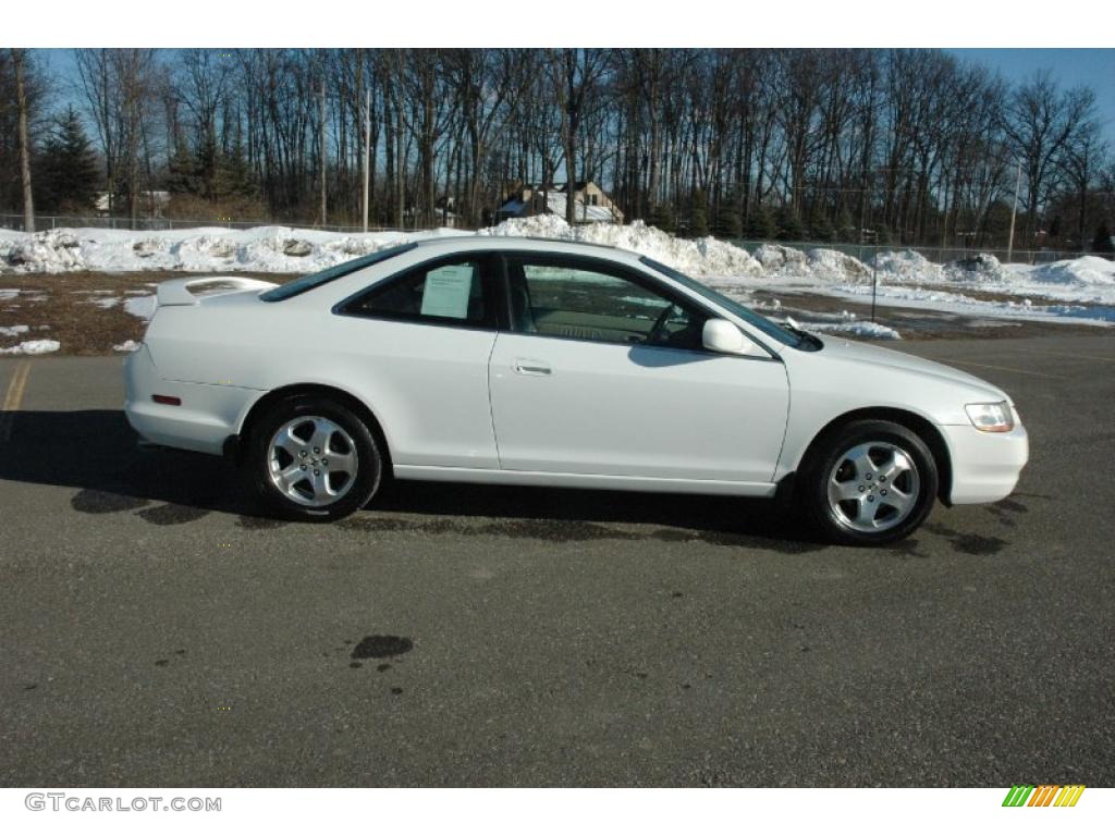 1999 Accord EX V6 Coupe - Taffeta White / Ivory photo #16