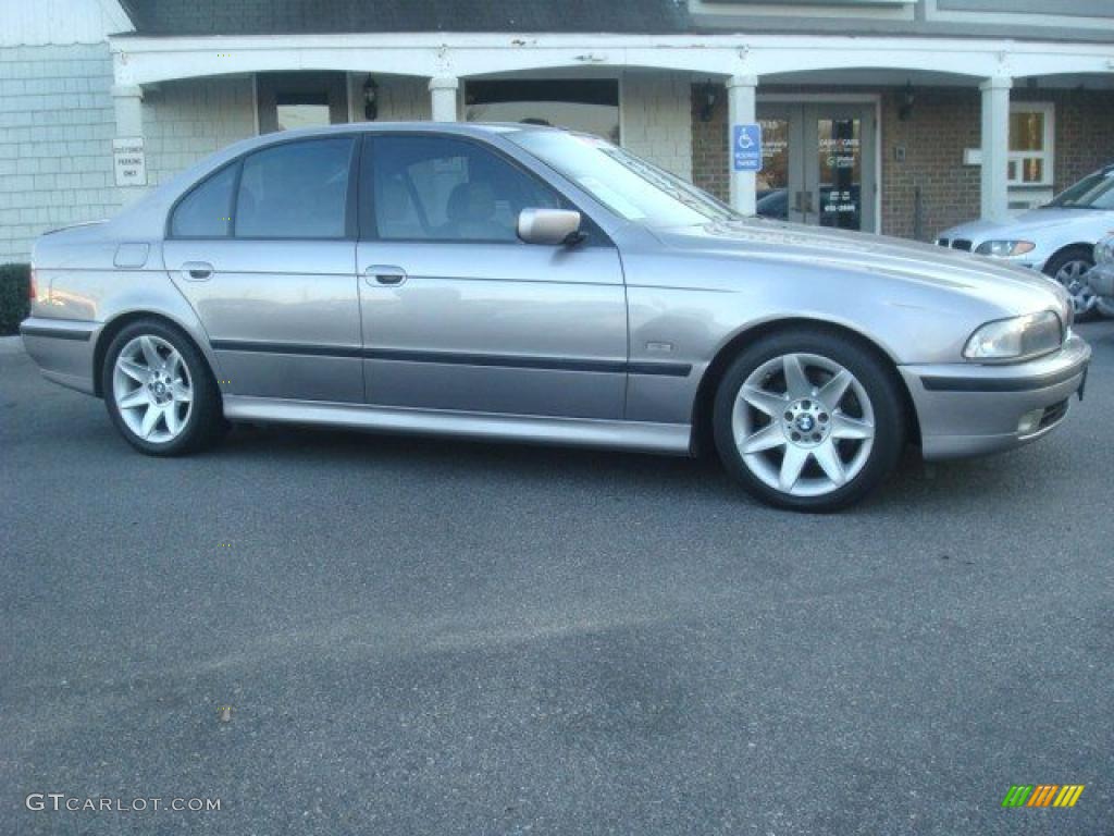 2000 5 Series 540i Sedan - Anthracite Metallic / Gray photo #8