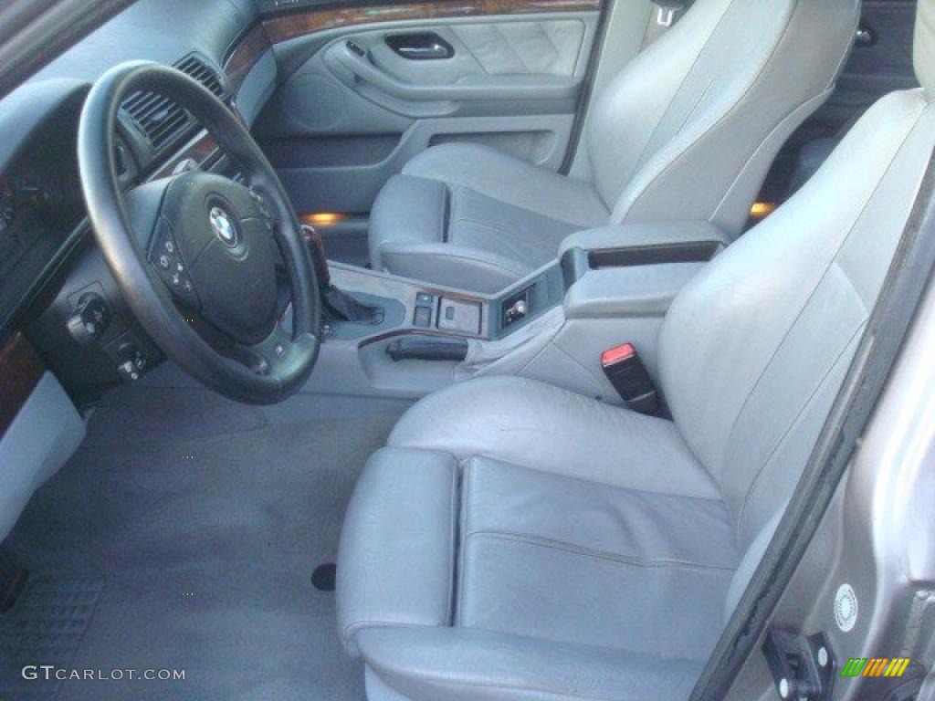 Gray Interior 2000 BMW 5 Series 540i Sedan Photo #46227419