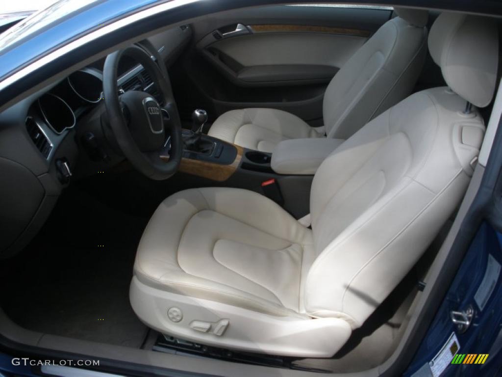 Linen Beige Interior 2008 Audi A5 3.2 quattro Coupe Photo #46229261