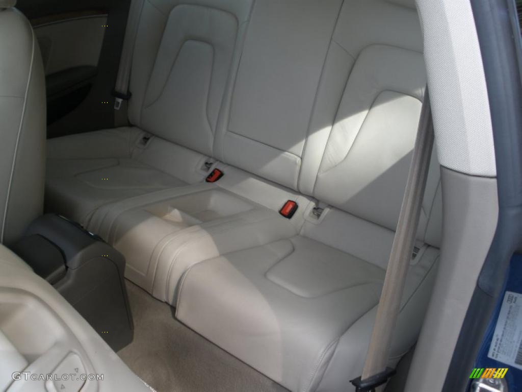 2008 A5 3.2 quattro Coupe - Aruba Blue Pearl Effect / Linen Beige photo #16