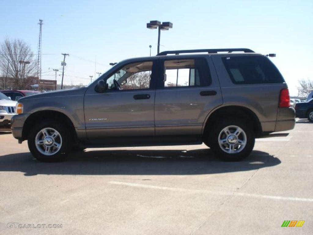 2005 Explorer XLT 4x4 - Mineral Grey Metallic / Medium Parchment photo #2