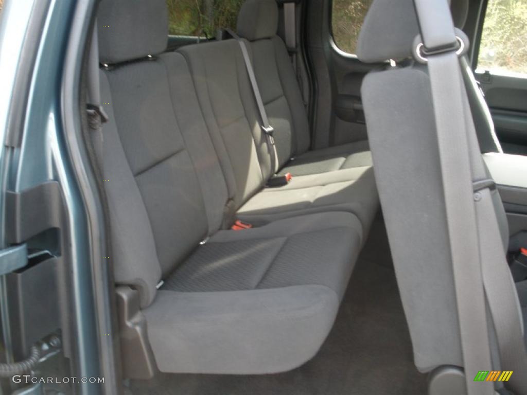 2009 Silverado 1500 LT Extended Cab - Blue Granite Metallic / Ebony photo #19