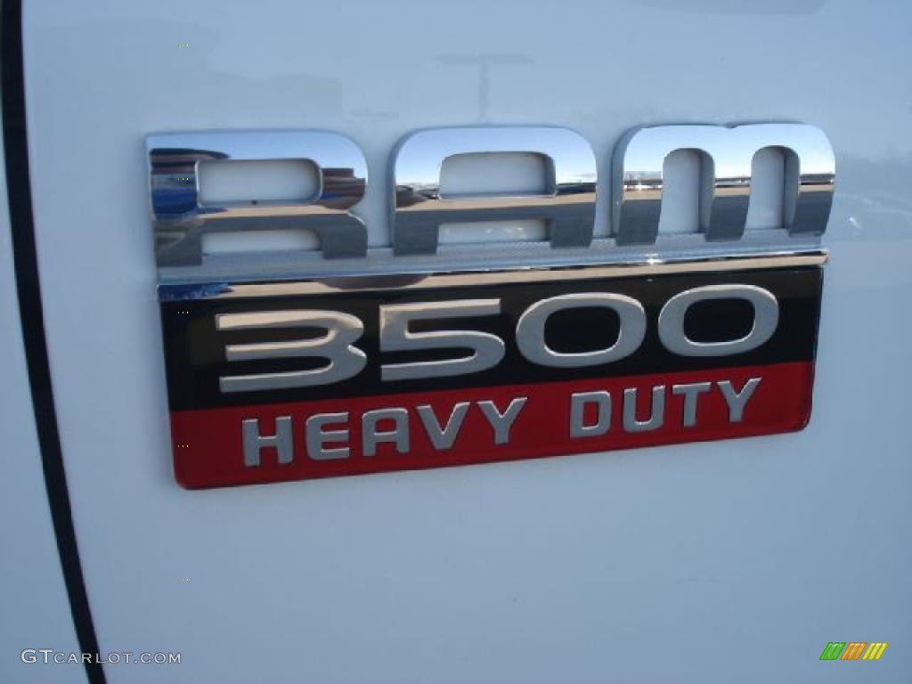 2007 Ram 3500 SLT Quad Cab 4x4 Dually - Bright White / Medium Slate Gray photo #29